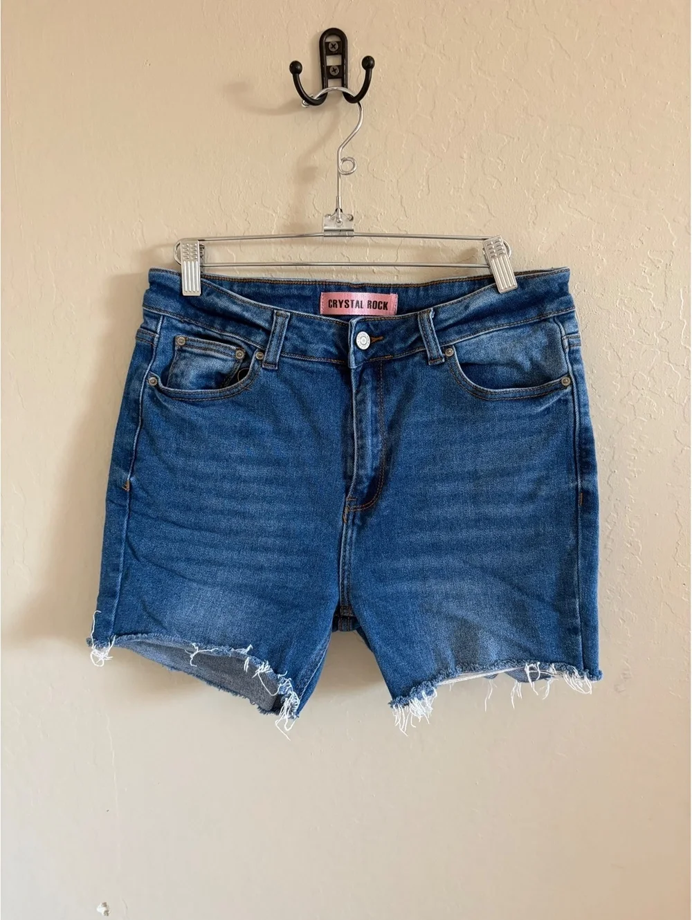 Crystal Rock cut off shorts
